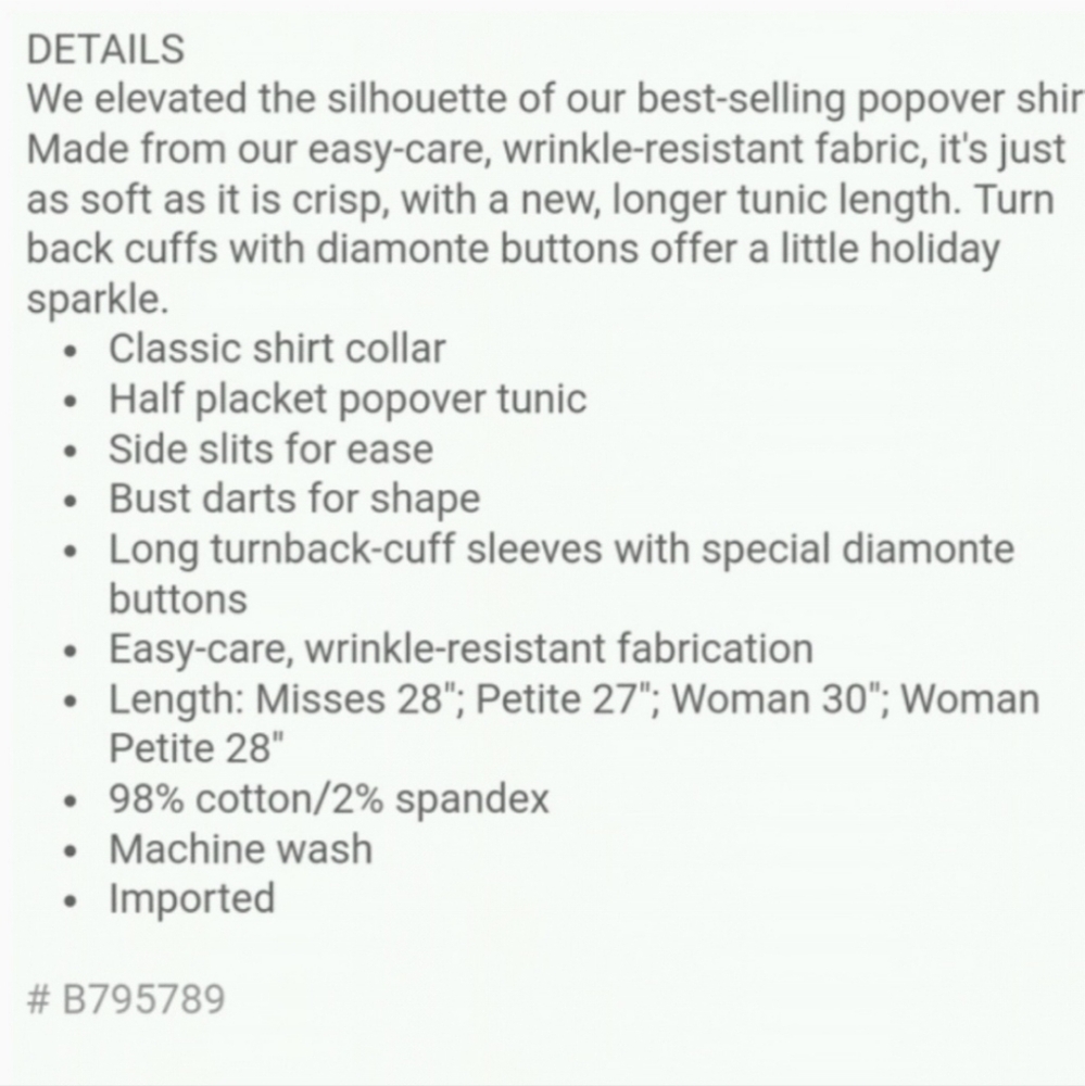 Talbots Elevated Wrinkle-Resistant Blouse - White - image 2